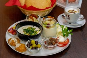 Vegan Frühstück  at Shahba Rose in Chemnitz