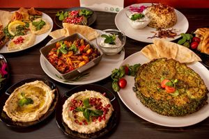 Vegan and vegetarian  at Shahba Rose in Chemnitz