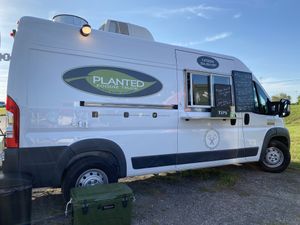 Parked next to another food truck and a sno cone truck, good place for the whole family! at Bougie Vegan in Belton