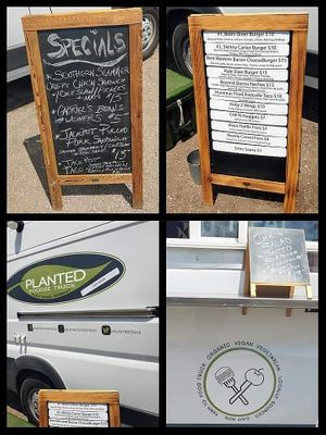 Food truck at Bougie Vegan in Belton