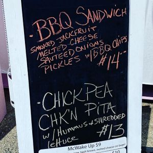 Daily menu  at Bougie Vegan in Belton