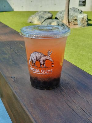 Strawberry boba at Boba Guys in San Francisco