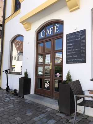 The cafe  at Junker's Café-Rösterei in Freising