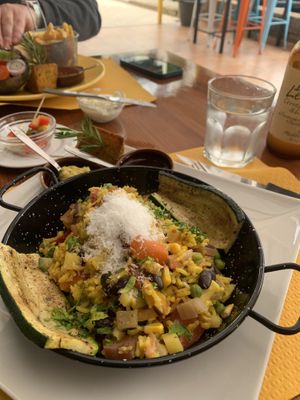 Coconut rice   at La Roca in Albir