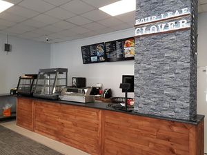 Restaurant reception area at Four Leaf Clover in Timaru