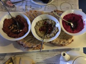 Dips (combo) at Ousia Soulful Kitchen in Limassol