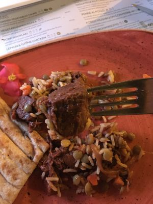 Jack fruit - taste was awesome!  at Ousia Soulful Kitchen in Limassol