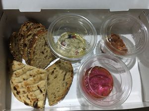 Nice service (yummy leftovers for take away)  at Ousia Soulful Kitchen in Limassol