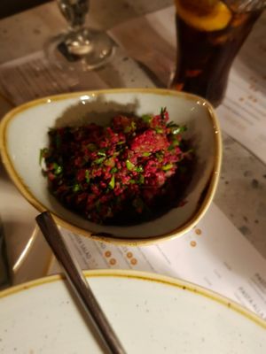 Beetroot quinoa salad at Ousia Soulful Kitchen in Limassol