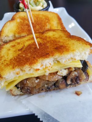 Best grilled cheese ever. at Thyme for Lunch in San Antonio
