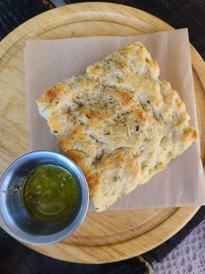 Focaccia at Cactú in Arecibo