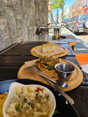 Outside seating at Cactú in Arecibo