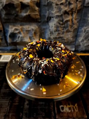 Cake chocolate at Cactú in Arecibo