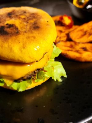 Veggie Burguer at Cactú in Arecibo