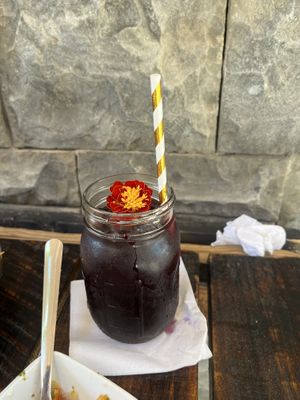 Hibiscus with no alcohol   at Cactú in Arecibo