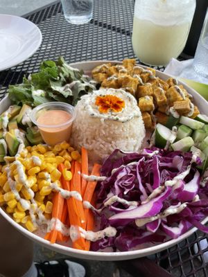 Buddha bowl (tofu was amazing) #Veganuary at Cactú in Arecibo
