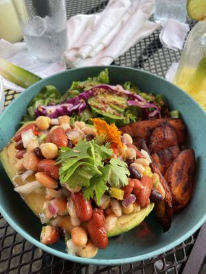 Stuffed avocado  #Veganuary at Cactú in Arecibo