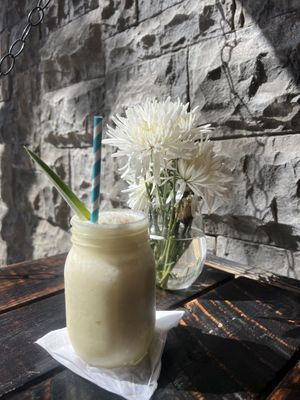 Piña colada #Veganuary at Cactú in Arecibo