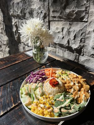 Buddha bowl #Veganuary at Cactú in Arecibo