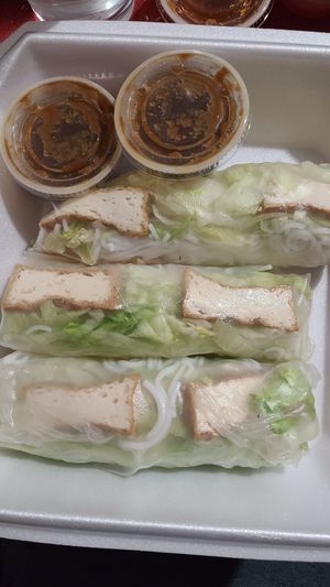 Tofu Soring Rolls at Rice & Roll by Xing Xing in Wichita