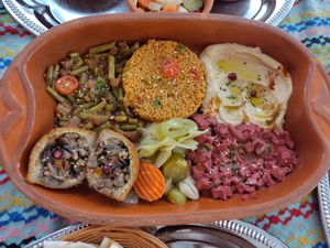 Cold mixed plate at Amargi Gängeviertel in Hamburg