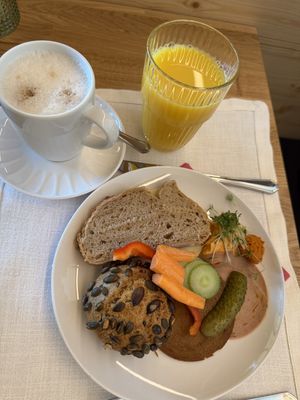 Vegan breakfast   at Bio-Berghotel Ifenblick in Balderschwang