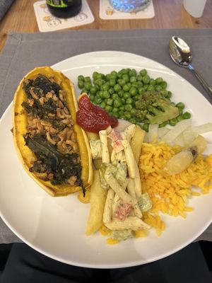Vegan buffet (Dinner)  at Bio-Berghotel Ifenblick in Balderschwang