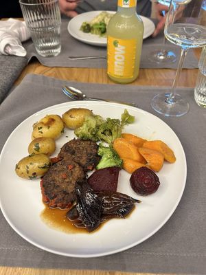 Vegan buffet (Dinner)  at Bio-Berghotel Ifenblick in Balderschwang