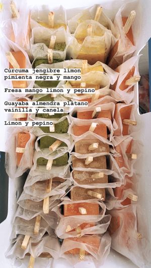 Popsicles at The Pink Coconut in Cancun