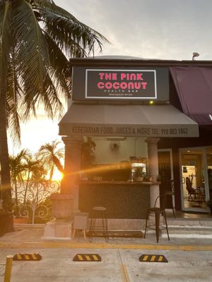 The Bar next to our Beauty Spa at The Pink Coconut in Cancun