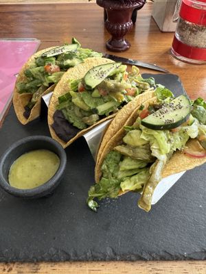 Nopales tacos #Veganuary at The Pink Coconut in Cancun