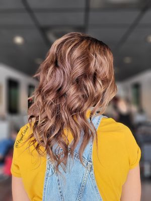 Shag cut and color at VeganColorist in Tampa