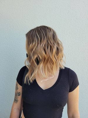 Lived in balayage at VeganColorist in Tampa