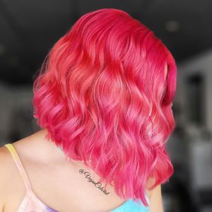 Root retouch and pink overlay at VeganColorist in Tampa