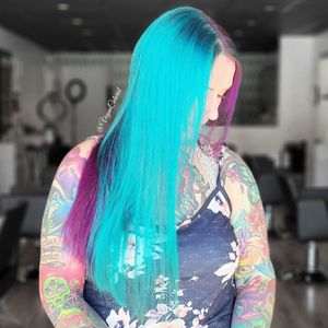 Split hair at VeganColorist in Tampa