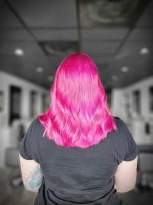 Pink makeover at VeganColorist in Tampa