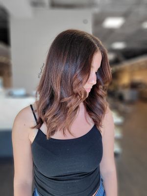 Lived-in, soft balayage at VeganColorist in Tampa