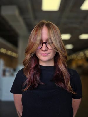 Chunky highlights and under color at VeganColorist in Tampa