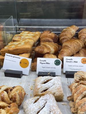 Vegan croissant  at Mokà in La Spezia