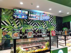 Inside at Veganland in Berlin