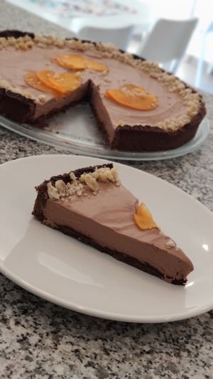 Chocolate Tarte at Xato in Moledo