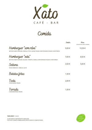 Food at Xato in Moledo