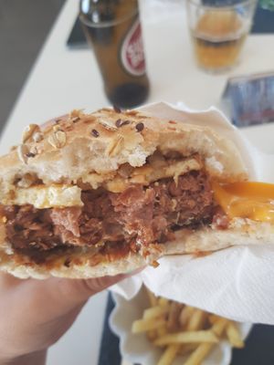 Yummy beyond burger. Would reccomend. at Xato in Moledo