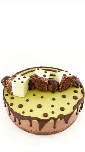 Raw Mint Matcha and Chocolate  at Raw Crumbs  in Downey