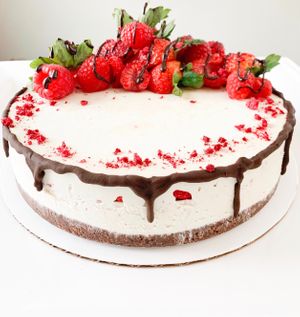 Raw White Chocolate Raspberry  at Raw Crumbs  in Downey