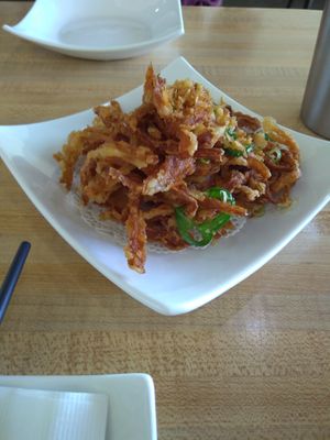 Vegan calamari  at Daikon Vegan Sushi in Las Vegas
