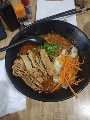 Tomato ramen! at Daikon Vegan Sushi in Las Vegas