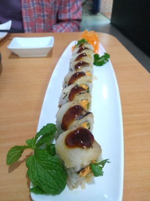 I believe this was the "hot girl roll"  at Daikon Vegan Sushi in Las Vegas
