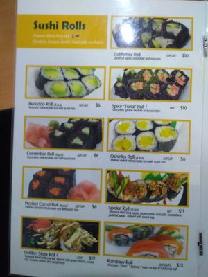  at Daikon Vegan Sushi in Las Vegas