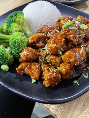 Sesame chicken!   at Daikon Vegan Sushi in Las Vegas